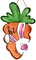 Easter Carrot Bunny “Hi” Door Sign – Wooden Front Door Hanger, Spring Farmhouse Decor for Indoor & Outdoor Walls, Porch, and Home